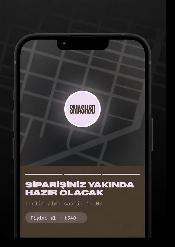 Hibrit sipariş — gel-al hazırlık ekranı